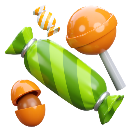 Bonbons  3D Icon