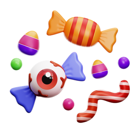 Bonbons  3D Icon