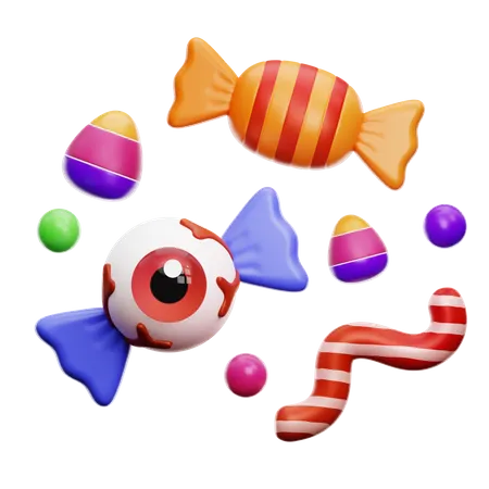 Bonbons  3D Icon