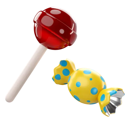 Bonbons  3D Icon