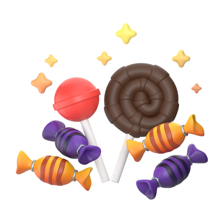 Bonbons  3D Icon