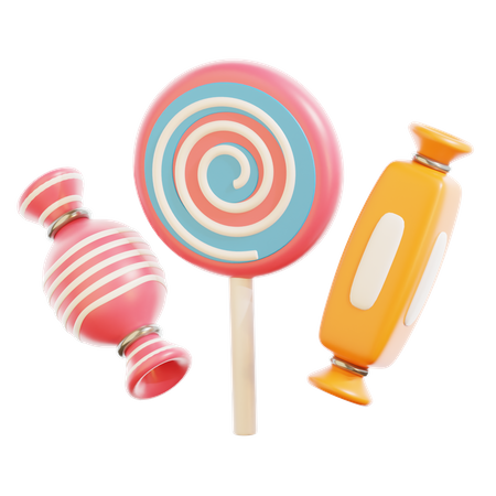 Bonbons  3D Icon