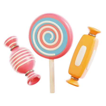 Bonbons  3D Icon