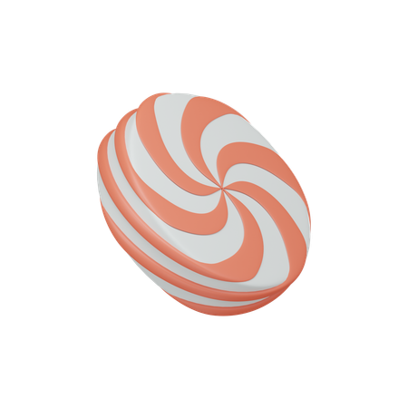 Bonbons à la menthe poivrée  3D Icon