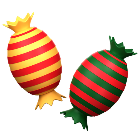 Bonbons de Noël  3D Icon