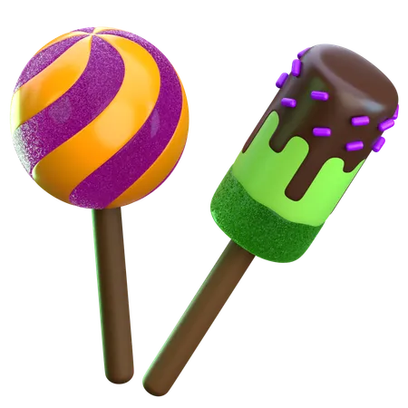 Bonbons d'Halloween  3D Icon