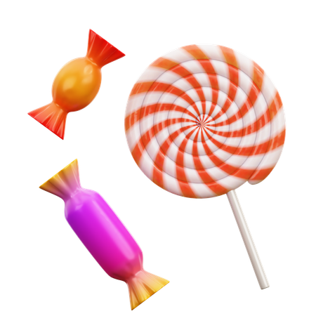 Bonbons d'Halloween  3D Icon