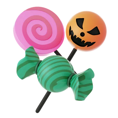 Bonbons d'Halloween  3D Icon