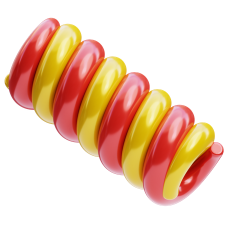 Bonbons en spirale  3D Icon