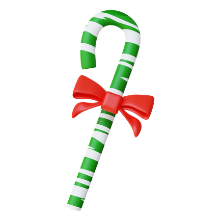 Bonbons verts de Noël  3D Illustration