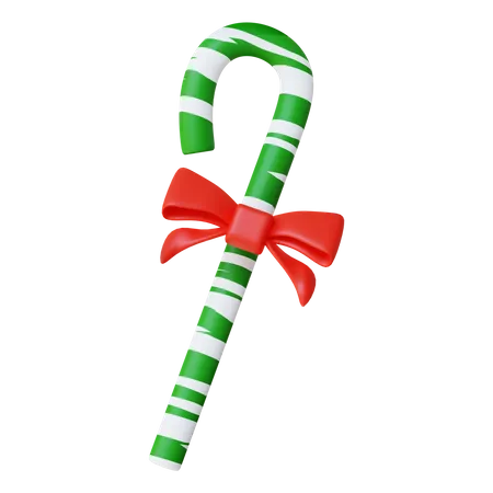 Bonbons verts de Noël  3D Illustration