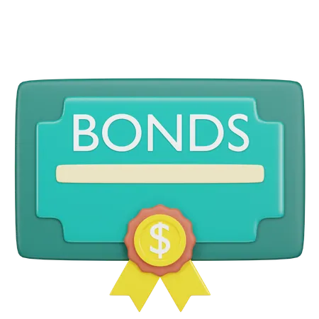 Bonds Certificate 3D Icon