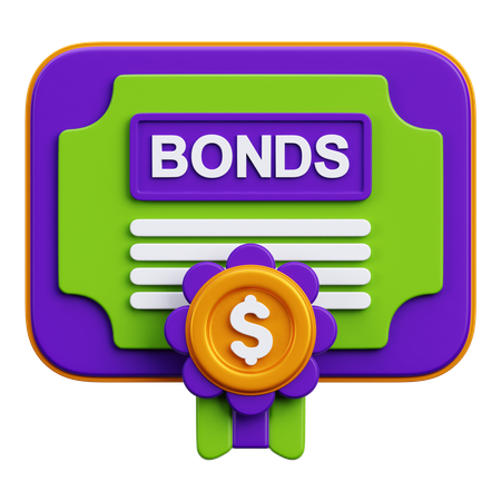 Bond Certificate  3D Icon