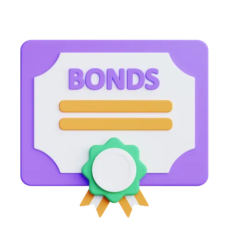 Bond Certificate  3D Icon