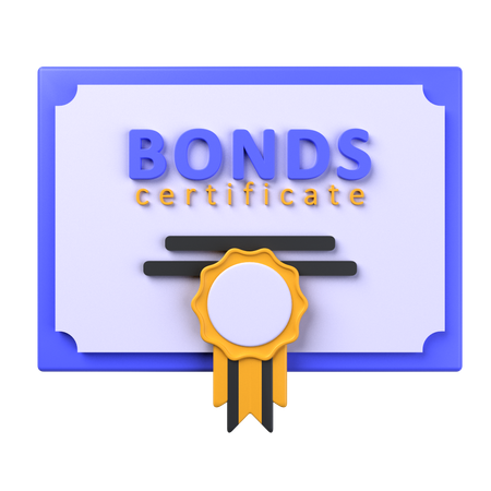 Bond Certificate  3D Icon