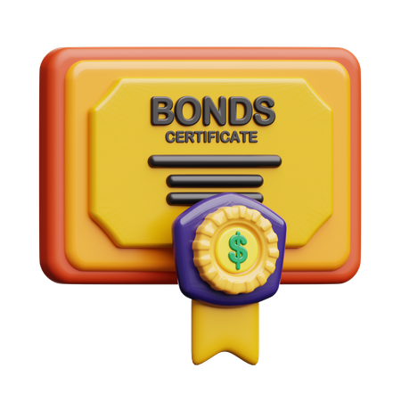 Bond Certificate  3D Icon