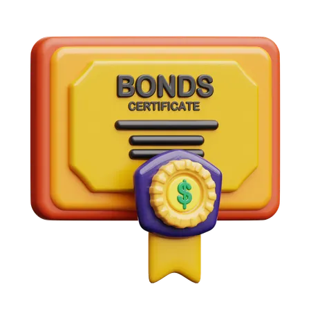 Bond Certificate  3D Icon