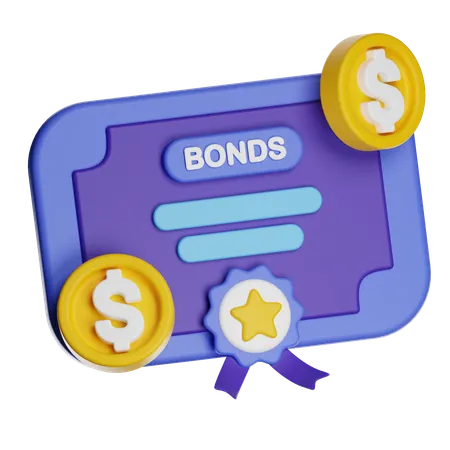 Bond Certificate  3D Icon