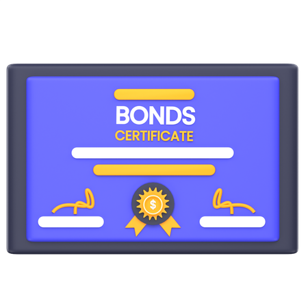 Bond Certificate  3D Icon