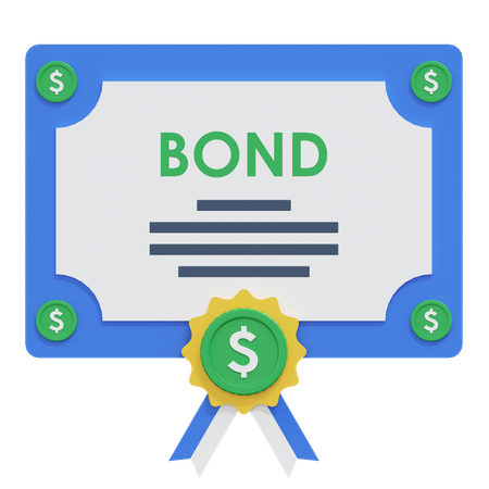 Bond Certificate  3D Icon