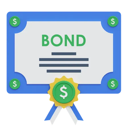 Bond Certificate  3D Icon