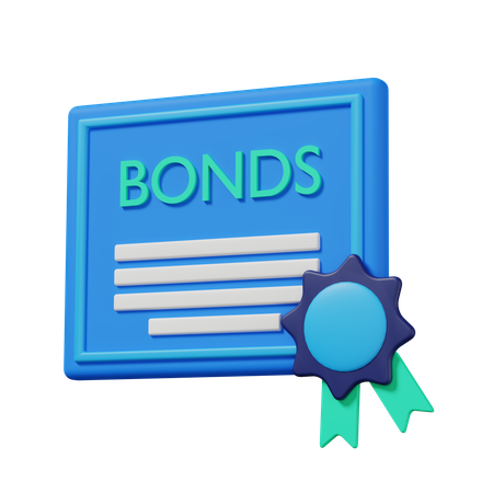 Bonds Certificate  3D Icon