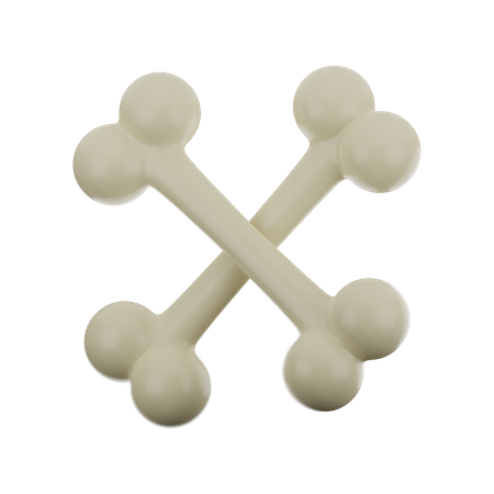 Bone  3D Icon