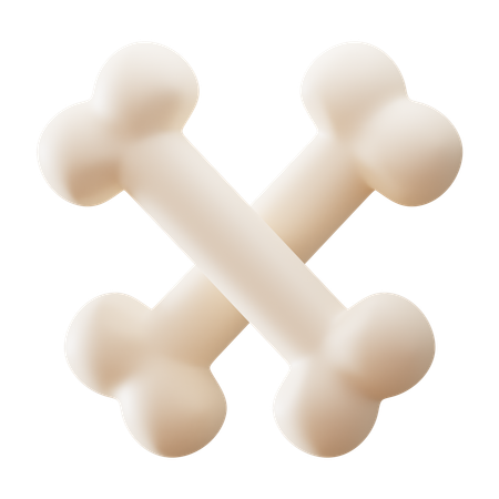 Bone  3D Icon