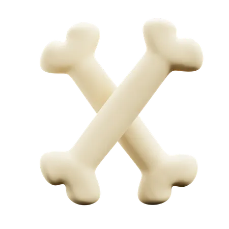 Bone  3D Icon