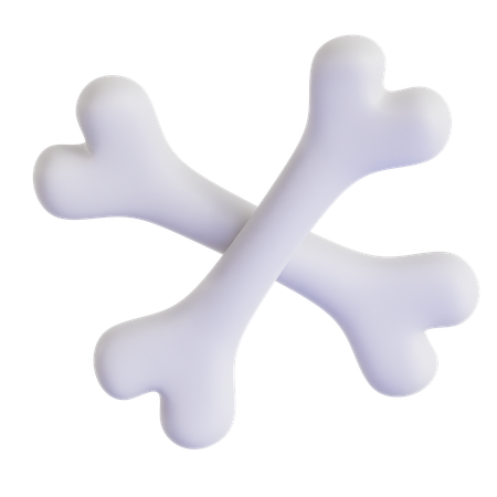 Bone  3D Icon