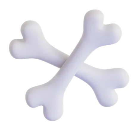 Bone  3D Icon