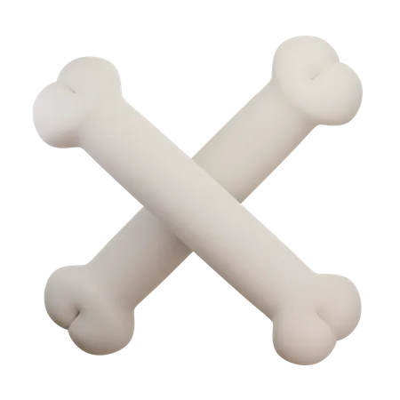 Bone  3D Icon