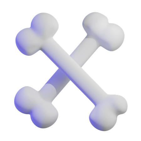 Bone  3D Icon