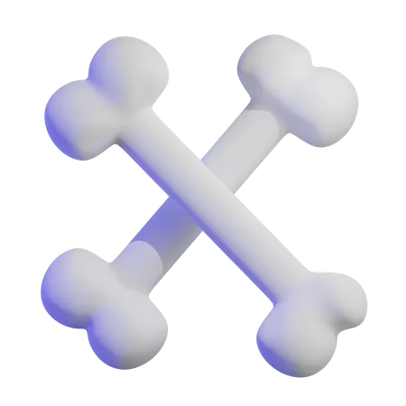 Bone  3D Icon