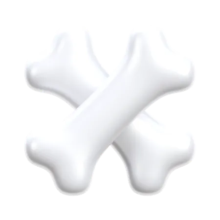 Bone  3D Icon