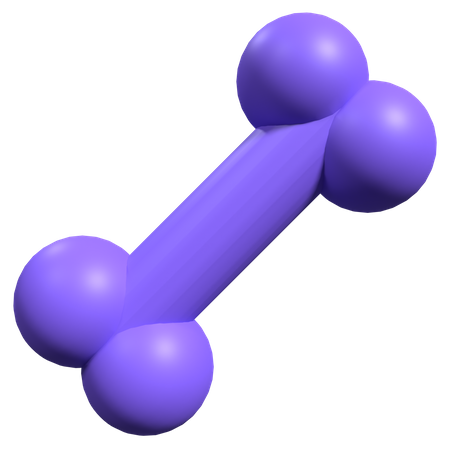 Bone  3D Icon