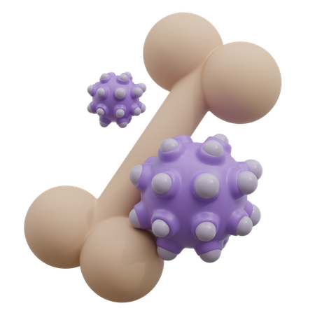 Bone Cancer  3D Icon