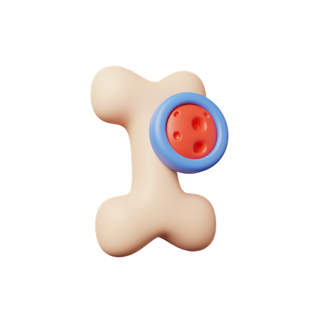 Bone Cancer 3D Icon