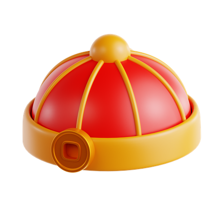 Boné chinês  3D Icon