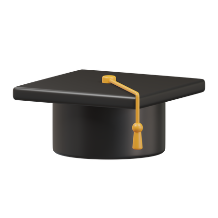 Chapéu de graduação  3D Icon