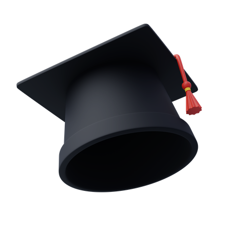 Chapéu de graduação  3D Icon