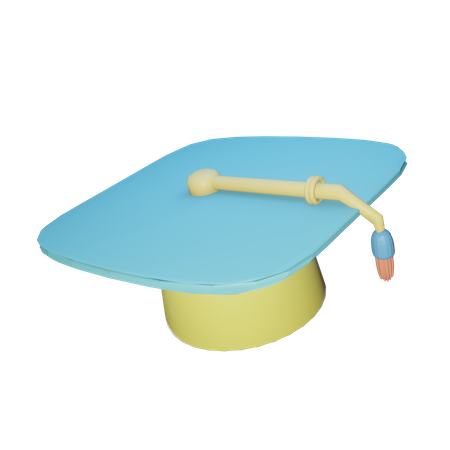 Chapéu de graduação  3D Icon