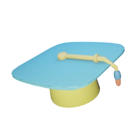 Chapéu de graduação  3D Icon