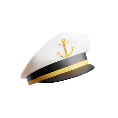 Boné de marinheiro  3D Illustration