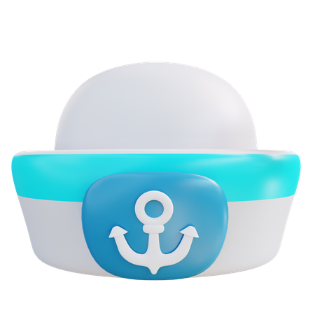 Boné de marinheiro  3D Icon