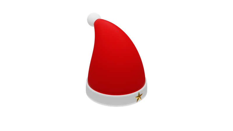 Gorro de Natal  3D Icon