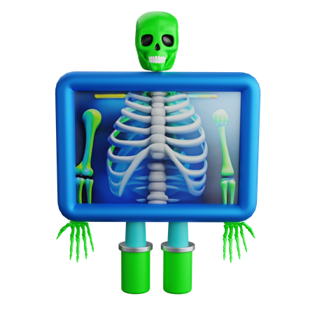 Bone Scanner  3D Icon