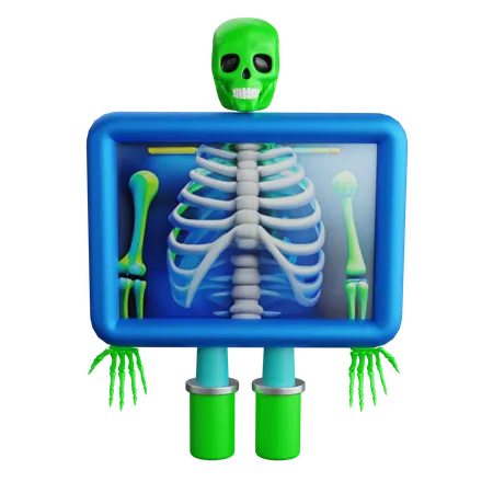 Bone Scanner  3D Icon