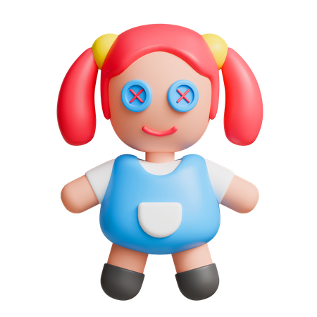 Boneca  3D Icon