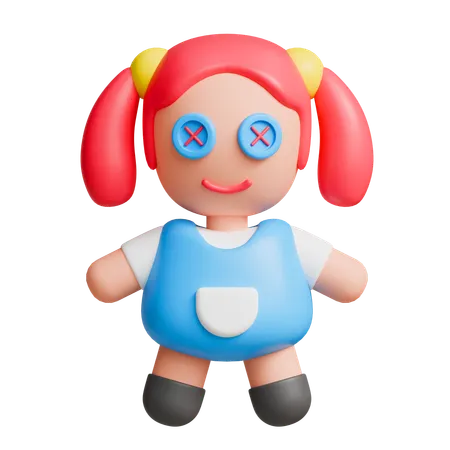 Boneca  3D Icon